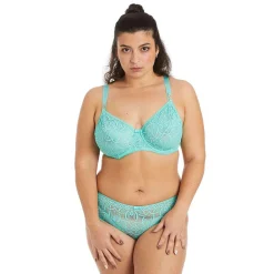 Soutien-gorge à armatures grand maintien turquoise Roulotte bleu