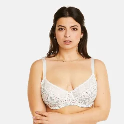 Soutien-gorge à armatures grand maintien multico ivoire Palanquin multicolore