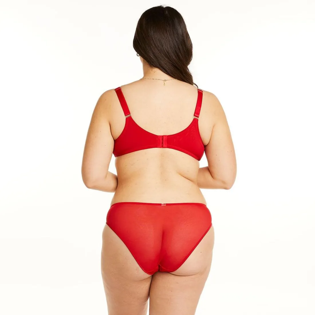 Soutien-gorge à armatures grand maintien rouge Miracle