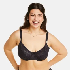 Soutien-gorge à armatures grand maintien gris Paix