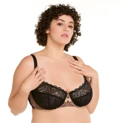 Soutien-gorge à armatures grand maintien noir Samsara