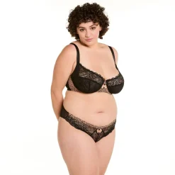 Soutien-gorge à armatures grand maintien noir Samsara