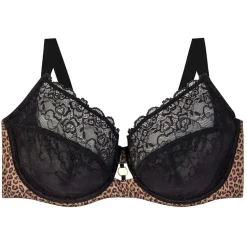 Soutien-gorge à armatures grand maintien noir Samsara