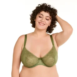 Soutien-gorge à armatures grand maintien kaki Masque vert