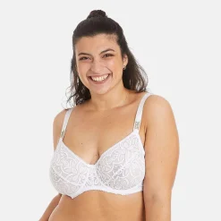Soutien-gorge à armatures grand maintien blanc Roulotte