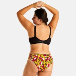 Soutien-gorge à armatures grand maintien jaune Shaker