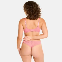 Soutien-gorge à armatures grand maintien rose