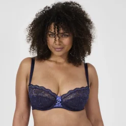 Soutien-gorge à armatures marine bleu
