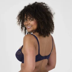 Soutien-gorge à armatures marine bleu