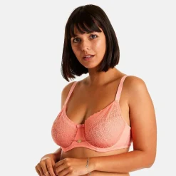 Soutien-gorge à armatures orange Gaufrette