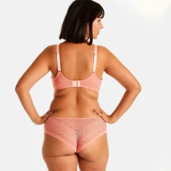 Soutien-gorge à armatures orange Gaufrette