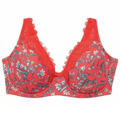 Soutien-gorge à armatures rouge Rouge
