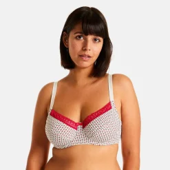 Soutien-gorge à armatures rose Ecrin