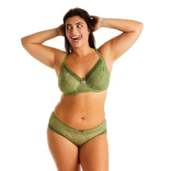 Soutien-gorge à armatures vert Echo