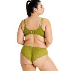 Soutien-gorge à armatures vert Fougère