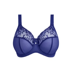 Soutien-gorge à basque stretch Bleu