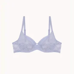 Soutien-gorge à coques fines sans armatures - Bleu