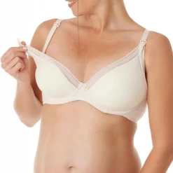 Soutien-gorge allaitement armatures rose Cache Coeur Lingerie