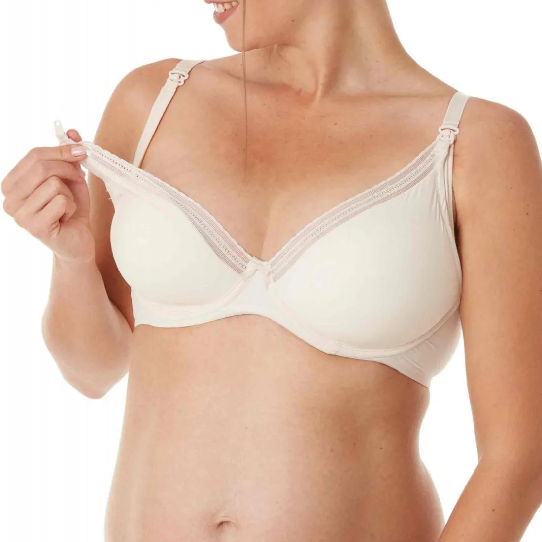 Soutien-gorge allaitement armatures rose Cache Coeur Lingerie