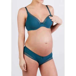 Soutien-gorge allaitement armatures vert Cache-Cœur Lingerie en viscose