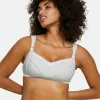 Soutien-gorge allaitement sans armatures gris Sans Complexe Maternité en coton