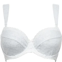 Soutien-gorge allaitement armatures gris Sans Complexe Maternité en coton