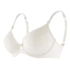 Soutien-gorge allaitement push-up armatures ivoire Cache Coeur Lingerie
