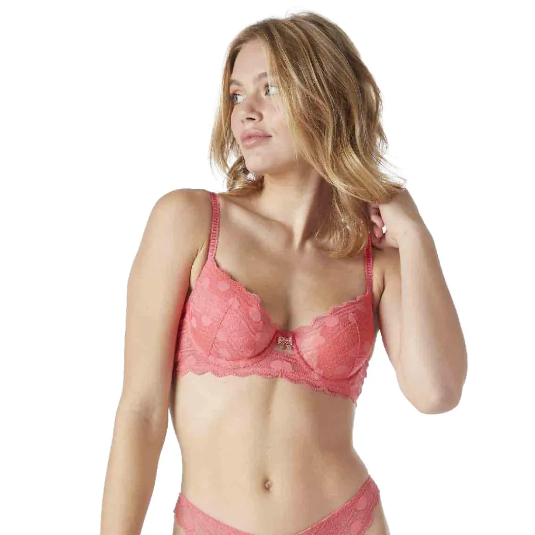 Soutien-gorge ampliforme coques moulées orange Symbole