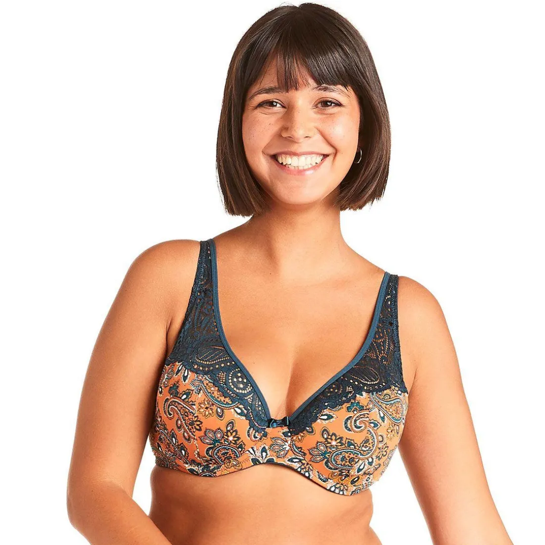 Soutien-gorge ampliforme caramel Metro