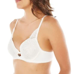 Soutien-gorge ampliforme coque moulée blanc