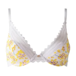 Soutien-gorge ampliforme coque moulée blanc Tina