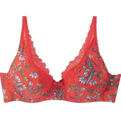 Soutien-gorge ampliforme coque moulée rouge Rouge
