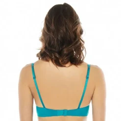 Soutien-gorge ampliforme coque moulée - Bleu