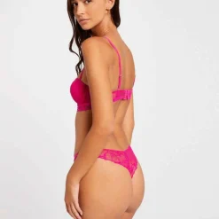 Soutien-gorge ampliforme coque moulée rose Ophélie