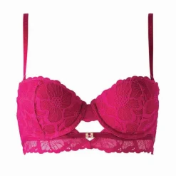 Soutien-gorge ampliforme coque moulée rose Ophélie