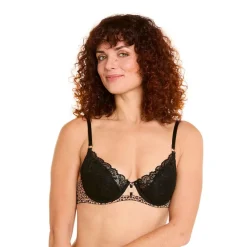 Soutien-gorge ampliforme coque moulée noir Samsara