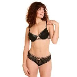 Soutien-gorge ampliforme coque moulée noir Samsara