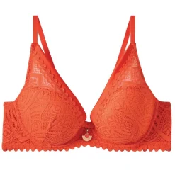 Soutien-gorge ampliforme coque moulée orange Sarong