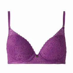 Soutien-gorge ampliforme coque moulée violet Gwen