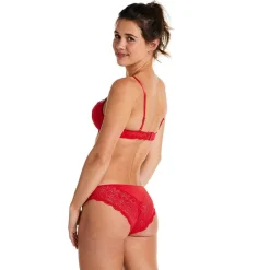Soutien-gorge ampliforme coque moulée rouge Univers