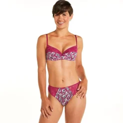 Soutien-gorge ampliforme coque moulée rose Paix