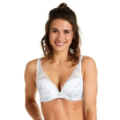 Soutien-gorge ampliforme coque moulée - Blanc