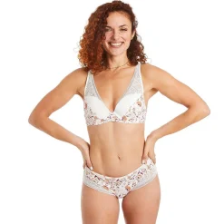 Soutien-gorge ampliforme coque moulée multico ivoire Etoile