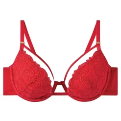 Soutien-gorge ampliforme coque moulée rouge Miracle