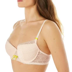 Soutien-gorge ampliforme coque moulée poudre Libre-rose