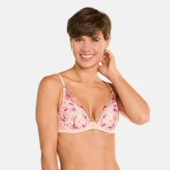Soutien-gorge ampliforme coque moulée Rose