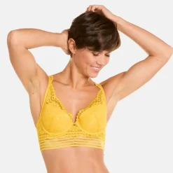 Soutien-gorge ampliforme coque moulée jaune Pétillante