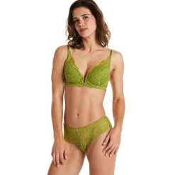 Soutien-gorge ampliforme coque moulée vert Fougère