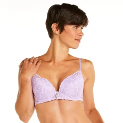 Soutien-gorge ampliforme coque moulée lilas Entracte violet