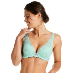Soutien-gorge ampliforme coque moulée vert Inuit